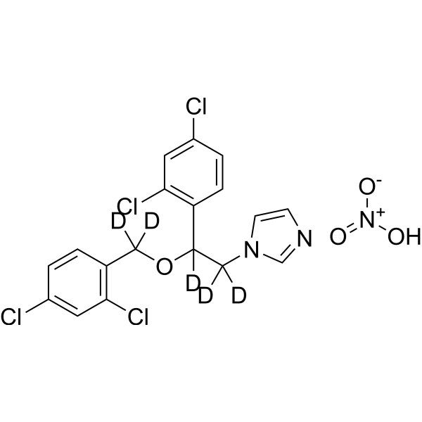 Miconazole-d5 nitrate (R18134-d5 (nitrate)) 1216653-51-8